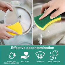 5/10pcs Kitchen Cleaning Sponges, Non-Scratch Scrub Sponge, Multipurpose Cleaning Sponge