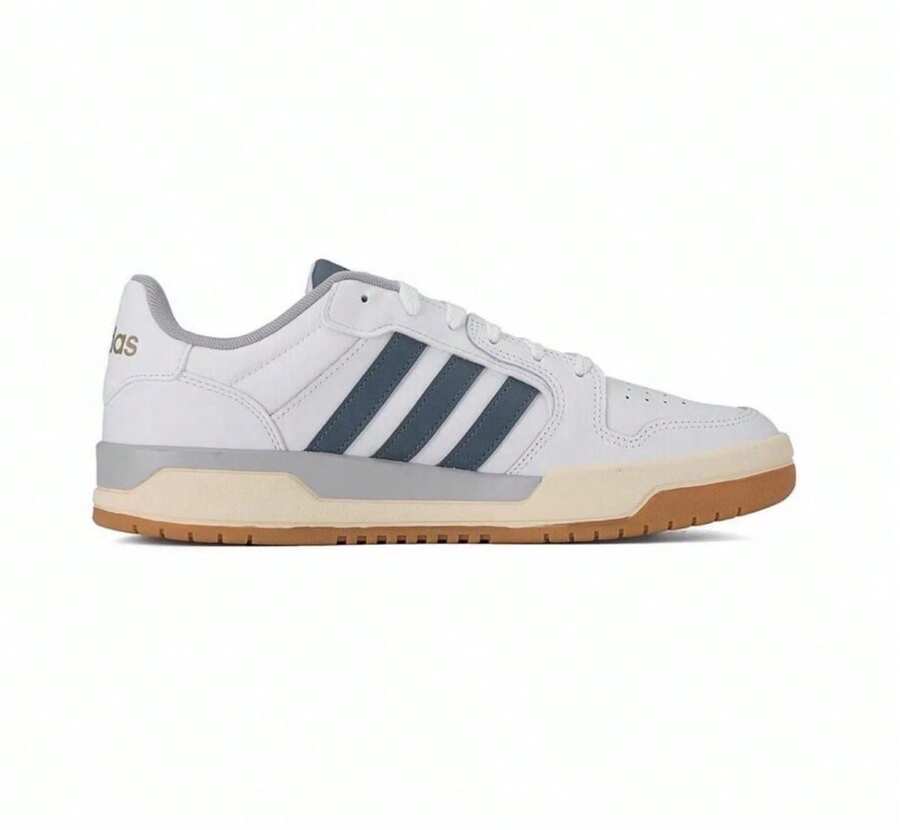 Adidas Men's Classic Versatile Low-Top Casual Sneakers - White Gray - View 1