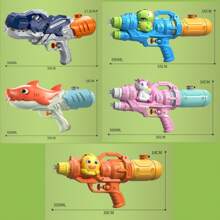 Pistola ad acqua ad aria pressurizzata da 500ml per bambini, con doppia ugello, a forma di dinosauro o di anatra, adatta per raduni, feste, spiagge, parchi acquatici e festival, giocattolo simile a una vera pistola, adatta per bambini