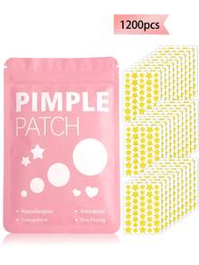 星形脸贴 - 装饰贴纸，温和不刺激，防水透气，日常必备，方便携带，适合旅行、聚会、化妆技巧分享，也是拍照的完美道具