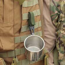 3 件战术登山扣户外 EDC 钥匙扣钥匙扣露营背包腰带钩挂扣多用夹 - 彩色 - 查看 6