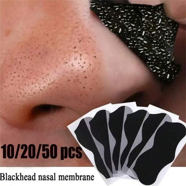 15/30/100Pcs Blackhead Nose Strips, Deep Cleansing Nasal Spot Facial Dot Stickers, Nose Mask Shill For Acne & Black Head
