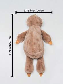 48厘米树懒毛绒玩具，温暖舒适 - 可爱柔软的毛绒玩具，适合成人和儿童（男孩、女孩、婴儿和幼儿），非常柔软的三趾树懒毛绒玩具，毛绒玩具礼物，房间装饰，节日装饰，卡通森林动物毛绒玩具，家居装饰，派对用品，柔软的树懒玩具，企鹅，动物玩具，树懒，毛绒玩具，柔软的玩具，家居装饰，节日礼物，生日礼物，送给家人和朋友