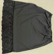 European And American Style Lace Slip Skirt, A-Line Skirt, Women Underskirt