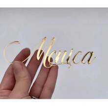 Encanto de acrílico personalizado para pastel, encanto de pastel, encanto de pastel de cumpleaños, placa de lugar con nombre, tarjetas de lugar con nombres, encanto de pastel dorado, encanto de pastel personalizado, placa de pastel de espejo de acrílico personalizado, adorno para pastel con nombre, encanto, encanto con nombre para pastel, tarjetas de lugar de boda