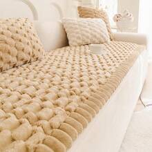 Mivnue Pet Couch Cover, Couch Covers For Dogs, Washable Dog Sofa Covers Couch Protector, Fuzzy Non Slip Couch Slipcover Pet Friendly (Brown, 27.6" X 59.1") - 咖啡 - 查看 6