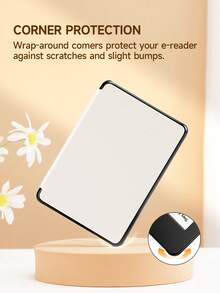 1 件圆点蝴蝶结保护套，适用于 Kindle 2024、Kindle NK 11/Kindle Kids Edition、Kindle Paperwhite 5、iPad (A16) 11 英寸第 11 代 2025、iPad 10.2 英寸第 10 代，具有自动唤醒/睡眠功能，轻巧纤薄，可保护您的平板电脑/电子阅读器 - 彩色 - 查看 6