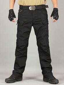 Men's Military Tactical Cargo Pants, Lots Of Pockets, Waterproof, Wear Resistant, Casual Cargo Pants - 查看 9