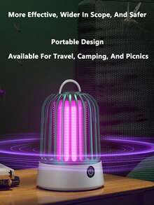 全新太阳能灭蚊灯、户外照明和害虫防治灯、LED 花园草坪灯 - 彩色 - 查看 7