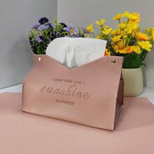 1 duże pudełko na chusteczki ze sztucznej skóry, odpowiednie do samochodu, biura i użytku na zewnątrz z dozownikiem w kształcie litery V, dekoracja na prezent na Boże Narodzenie/Halloween