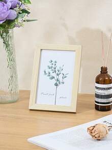 1 件木制 5/6/7/8/10 英寸 A4 简约相框，独立式或壁挂式，北欧风格，非常适合送礼 - 彩色 - 查看 13