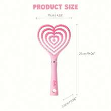 Pente de osso fofo em formato de coração da série Barbie, artefato de massagem para cabeça, design de suspensão fofo, escova de cabelo para cabelos cacheados, escova de cabelo grossa, ferramentas de modelagem