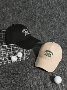 DareSee 街头风 2 件装 女式字母刺绣休闲棒球帽 适合日常生活 音乐节 Y2K 节 返校季 秋季 圣诞节 冬季 圣诞礼物 - 彩色 - 查看 7