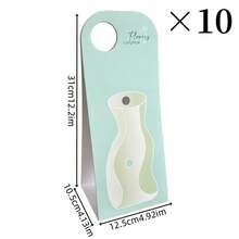 10枝花束包装盒单支花盒手提花盒折叠花盒DIY创意手捧花礼物卡片教师节母亲节生日派对开业季鲜花包装盒