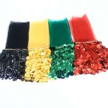 2 Yards 35cm Mesh Sequin Tassel Tassel Fringe Trim For Sewing Curtain Tassels Tassels Pendants Embroidered Lace Latin Dance Performance Costume Trimming Fringes Sewing Fringe Tassels Sewing Accessories Sewing Accessories Sewing Fringes Fabric And Lace Tassels Crafts Lace For Crafts Tassel Decoration