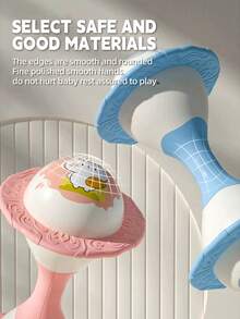 1pc Baby Rattle Toy, Child Intelligent Interesting Early Education Soothing Musical Instrument, Newborn Grasping Training Toy, Suitable As Gift For Boys Girls, Christmas Gift - Multicolor - View 5