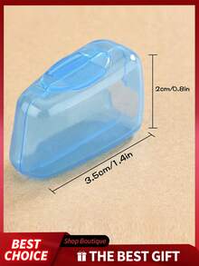 10 件装牙刷头保护套，便携式牙刷盒 - 旅行牙刷头保护套，紧凑型牙刷架，透明牙刷旅行盒浴室装饰秋季装饰返校 - 彩色 - 查看 2