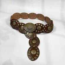 A High - Quality Metal Belt With A Circular Design For Summer Summer, School - Bohemian - View 3