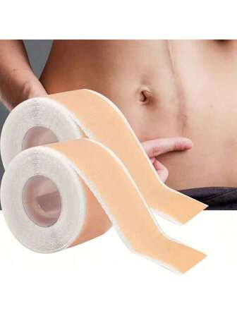 Medical-Grade Hypoallergenic Silicone Scar Covering Tape - Gentle, Washable, And Reusable For Surgical Scars, C-Section Scars, And Keloid Scars - Soft, Breathable, And Water-Resistant Silicone Scar Sheets For Effective Scar Management