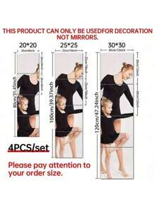 4 peças/8 peças Adesivos de Parede de Espelho Acrílico 3D Quadrado Espessado de 2mm, Decoração de Parede de Bottom, Sala de Estar à Prova d'Água, Adesivos de Parede Decorativos DIY Removíveis e Autoadesivos, Espelho de Parede Acrílico Montado na Parede com Cola de Espuma, Decoração de Quarto