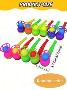 5/10/20pcs/Set Blow Ball Toy Floating Blow Tube Ball,Party Classic Nostalgic Toy, Magic Hanging Ball