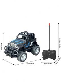 Coche de juguete de control remoto todoterreno, vehículo RC para hobby al aire libre 4x4 coche de carreras eléctrico, regalo de cumpleaños para niños