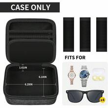 ALKOO Quay Polarized Sunglasses Travel Carrying Case, Unisex Sunglasses Storage Pouch (Pouch Only), Travel Essential, Travel Accessory, Travel Bag, Vacation, Holiday, Back To School, School Supplies, Eyeglasses Case, Sunglasses, Women - Black - View 2