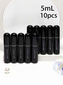 1/5/10件 5毫升 便携式香水雾化器 迷你香水补充瓶 样品喷雾瓶分配器 化妆品旅行容器