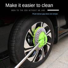 Extendable Car Wash Mop, Chenille Multi-Section Telescopic Brush, Soft Bristle Cleaning Wipe Car Wash Tool, Car Wash Brush, Car Cleaning Tool, Car Accessories, Car Essentials, Car Supplies, Plastic Material - Multicolor - View 12