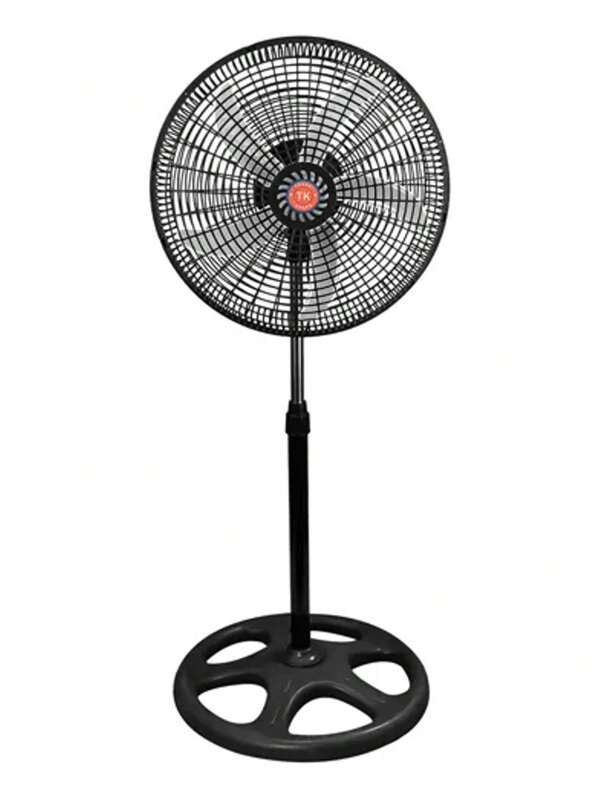 Ventilador De Pedestal | 18 Pulgadas | 70 W | 3 Velocidades | 5 Aspas Aerodinamicas | Amplia Oscilacion |plateado|