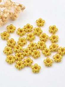 30pcs, Flower Spacer.Not Easy To Lose Colour And Allergy.Perfect For Ladies To Make, Bracelets, Necklaces, Keychains, Ladies Accessories.Make Ladies Jewellery With Your Own Characteristics.Beads, Spacers.Key Ring Decorations.Bead Accessories. Diy Glamour Jewellery Accessories.