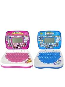 Interactive Educational Mini Laptop Spanish/English Kids - Blue - View 2