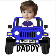 Regalos del Día del Padre, Adorno personalizado con foto de coche para papá, Colgador de coche para papá, Decoración de coche, Regalo para papá, Adorno de conducir, Regalos para papá - Multicolor - Ver 11