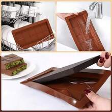 10孔超大巧克力模具！加厚硅胶不粘烘焙模具，轻松制作甜点