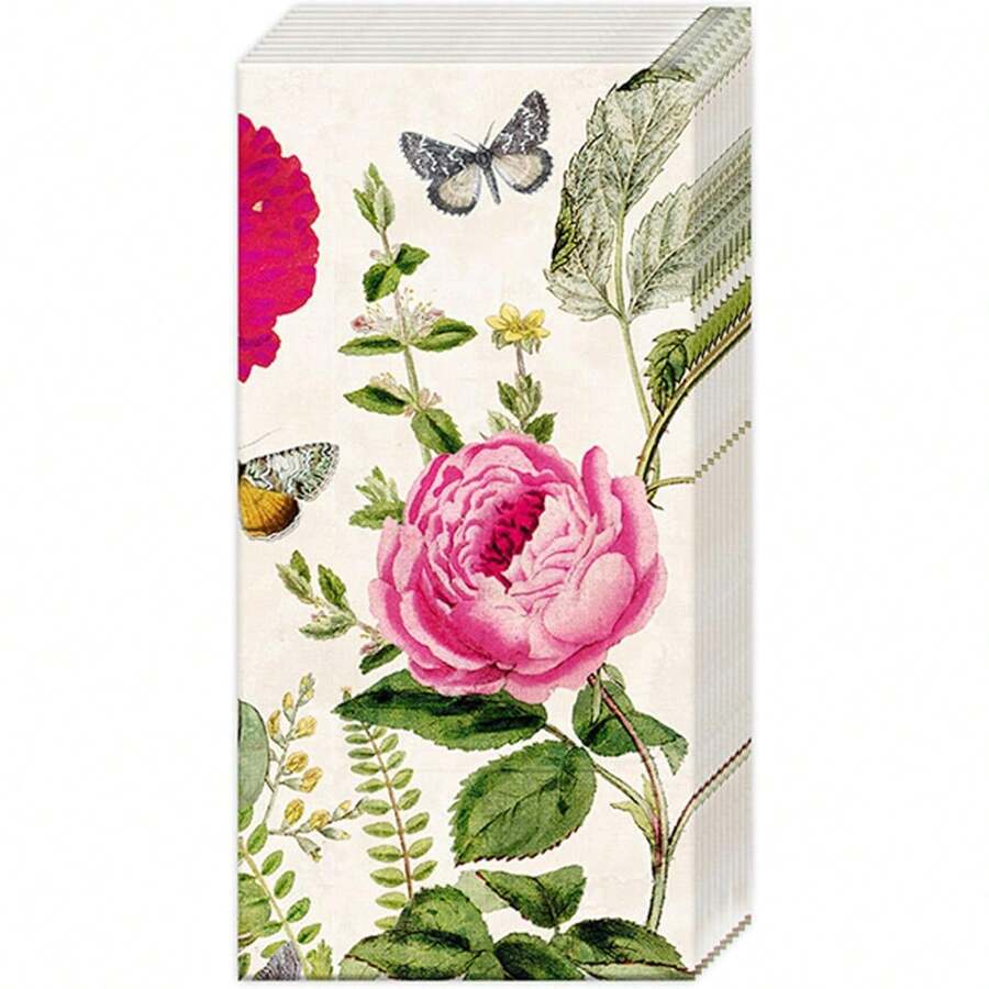 Pocket Tissues 4-Ply Tissue Pack, 10 Sheets, Beige (Cream), 1 Pack Only - 1 - View 1