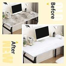 1 件欧式花卉图案印花黑色、银色、白色背景装饰贴纸，适用于家居装饰、橱柜、桌子、椅子、房间装饰、自粘墙纸 - 白色 - 查看 11