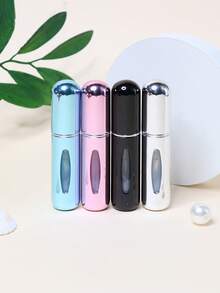 4 件便携式香水雾化器 - 可再填充旅行香水瓶 5ml 喷雾 - 迷你可再填充香水瓶 - 可再填充防漏旅行香水喷雾器