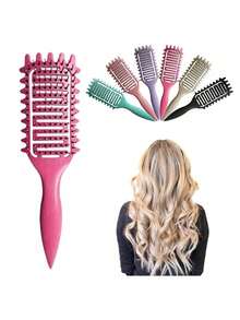 Lược tạo kiểu tóc xoăn, Lược tạo kiểu tóc xoăn mới năm 2025 dành cho tóc xoăn, hoàn hảo để gỡ rối, tạo kiểu và làm xoăn tự nhiên cho cả nam và nữ - Nhiều màu - Xem 6