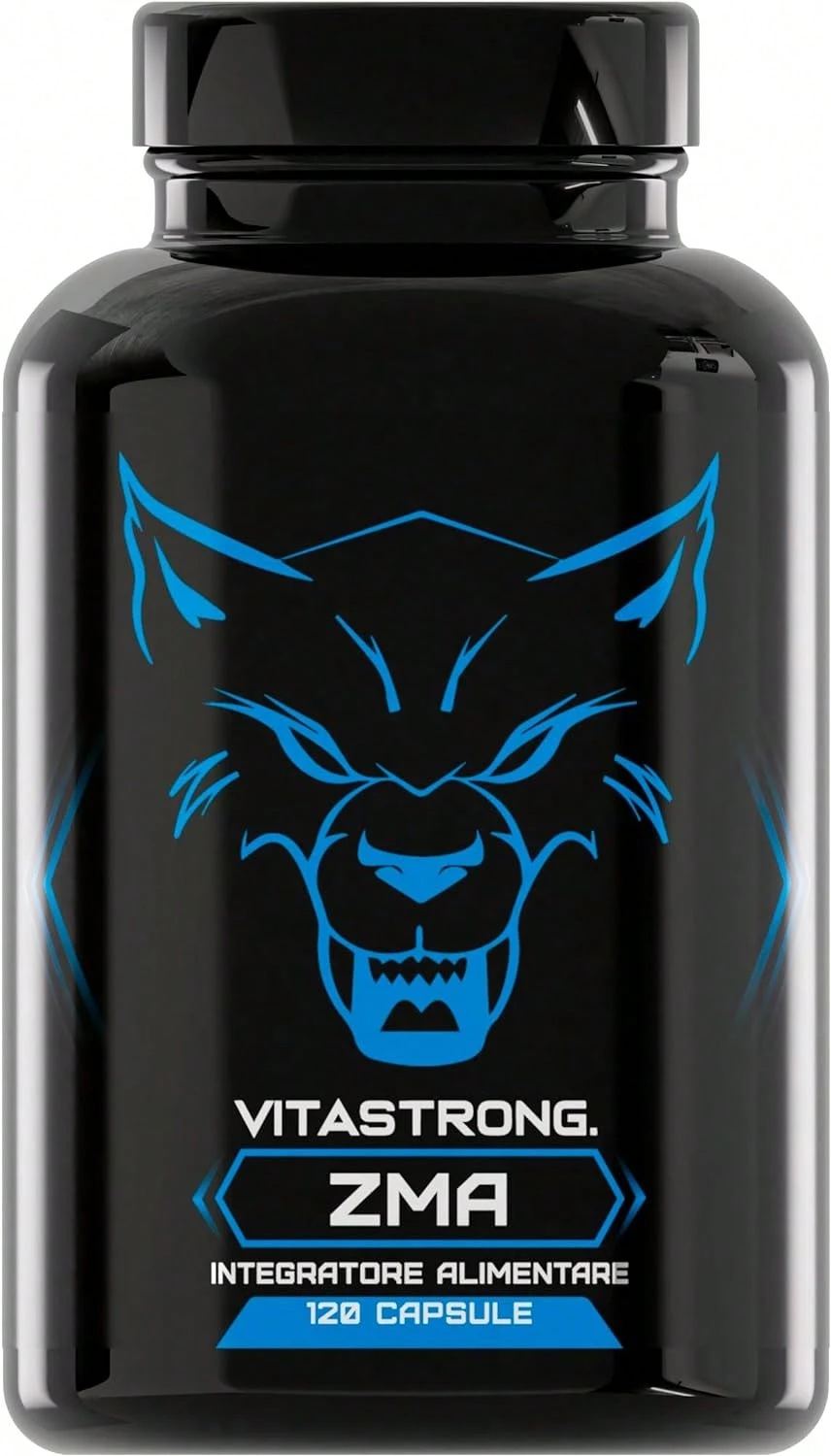 Vitastrong ZMA High Dose Supplement – Zinc, Magnesium Citrate And Vitamin B6, 120 Capsules For Energy Metabolism And Reduction Of Tiredness And Fatigue - Others - View 1