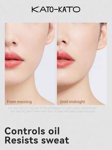 KATO-KATO Refresh Setting Powder - Oil Control, Long-Lasting, Non-Transferring, Translucent, Suitable For Self-Use, Gifting, Dates, Parties, Makeup For Beginners, Niche Product, Special Surprise, Different From Others, Gift For Friends, Girlfriend, Wedding Essentials, Wedding Guest, Bachelorette Party, Natural Makeup For School, Sweet Makeup, Blood-Colored Makeup, Date Makeup - Transparent Matte - View 6