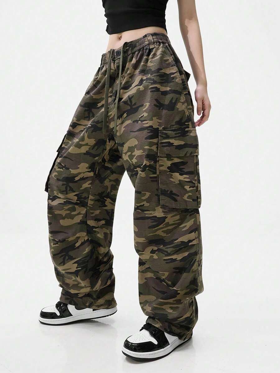 Women Fashion Casual Everyday Long Pants With Design - Multicolor - View 1