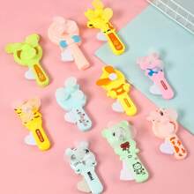 1~3pcs Mini Portable Fan Bulk Cute Summer Fan Party Discount Manual Cooling Fan Cute Handheld Fan Bulk Mini Fan Outdoor Cooling Gift, Available In Various Colors And Styles, Tested Grip Strength, Essential For Summer, Good For Outing, Daily Rewards, Small Gifts ,Camping Gifts Fan,Fans