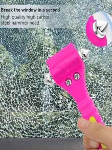 Dual-Headed Car Emergency Escape Hammer, Metal Auto Hammer For Rapid Rescue & Window Breaking, Car Tool