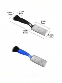 Detailing Brush,1pc Car Wash Brush & Air Conditioner Vent Cleaning Brush 2-In-1 Premium Cleaning Tool, Car Detailing Accessories - Many - View 5