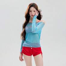 Other (Swim Gear) - Blue and Red (four-piece Set) - View 4