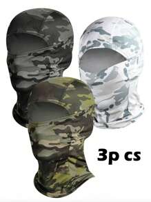3 buc sau 1 buc mască de schi unisex în culoare solidă, husă pentru pălărie Balaclava, potrivită pentru utilizare zilnică, călătorii în aer liber, drumeții, schi, ciclism