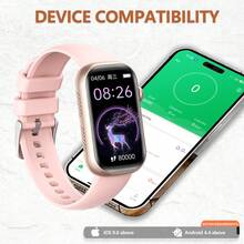 EIGIIS 2026 New Smart Watch, Unisex, Supports Wireless Calling, 1.47" Full Touch Screen, Multiple Sports Modes, Women's Fitness Tracker, Sleep Monitoring, IP68 Waterproof, Compatible With Android, A Thoughtful Gift For Friends And Family - Multicolor - View 11