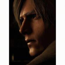 1 pièce Affiches artistiques murales avec cadre en option Résident Evil 4 Remake Ace Agent Leon et Wong Imprimé HD Rétro Œuvre murale, Convient pour le salon, la chambre de garçon, décoration de la maison canevas Pop-Up.