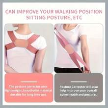 1pc Humpback Posture Corrector Band For Women, Invisible Posture Corrector For Back Support, Slouching Fix