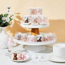 Favors Baby Shower Candles Bulk For Gifts Party Decorations,50 Pcs Bear Baby Shower Candle Favors For Guest Bear Party - Red - View 4
